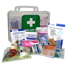 Load image into Gallery viewer, FIRST AID KIT - Premium Lone Worker Kit in Plastic Wall Mountable Box