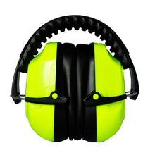 Load image into Gallery viewer, Ear Muff Folding Compact Hi Viz Lime/Yellow Class 5