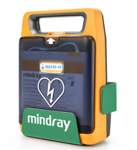 Load image into Gallery viewer, Mindray Defibrillator Aluminium AED Wall Bracket - with Mounting Kit (Green)