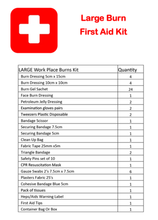 Load image into Gallery viewer, FIRST AID KIT - Large Burn Injury First Aid Kit Soft Pouch