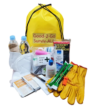 Load image into Gallery viewer, Good 2 Go -- 2 Person Civil Defence Survival Kit in draw string bag