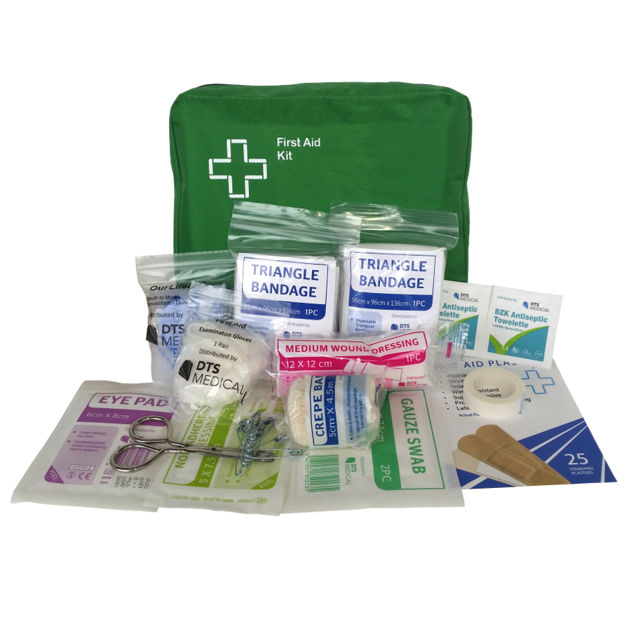 FIRST AID KIT - Economy Lone Worker/Vehicle Standard Soft Pack (BEST SELLER!)