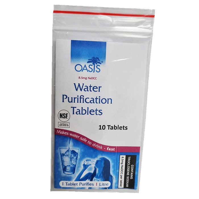 Water Purification set of 10 tablets