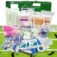 Retail Large Green Wall Mount First Aid Kit