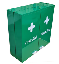 Load image into Gallery viewer, Double Door First Aid Cabinet Wall Mountable -EMPTY
