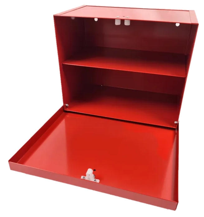 First Aid Box Metal Red -EMPTY