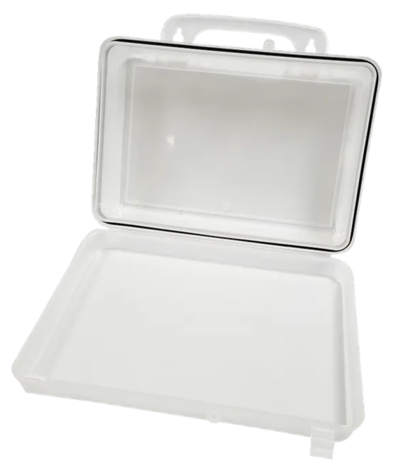 Clear First Aid Box with rubber seal