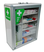 Load image into Gallery viewer, First Aid Clear Front Portrait Cabinet Wall Mountable Box -EMPTY, No stickers
