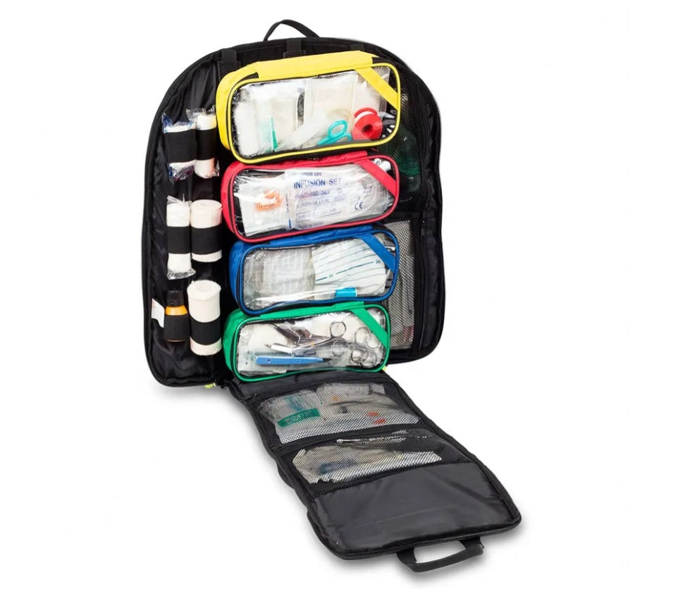 Elite Medic Bag: Quick Access Basic Life Support Medical Back Pack ...