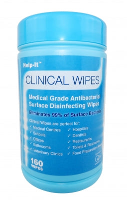 Clinical Wipes Tub of 160