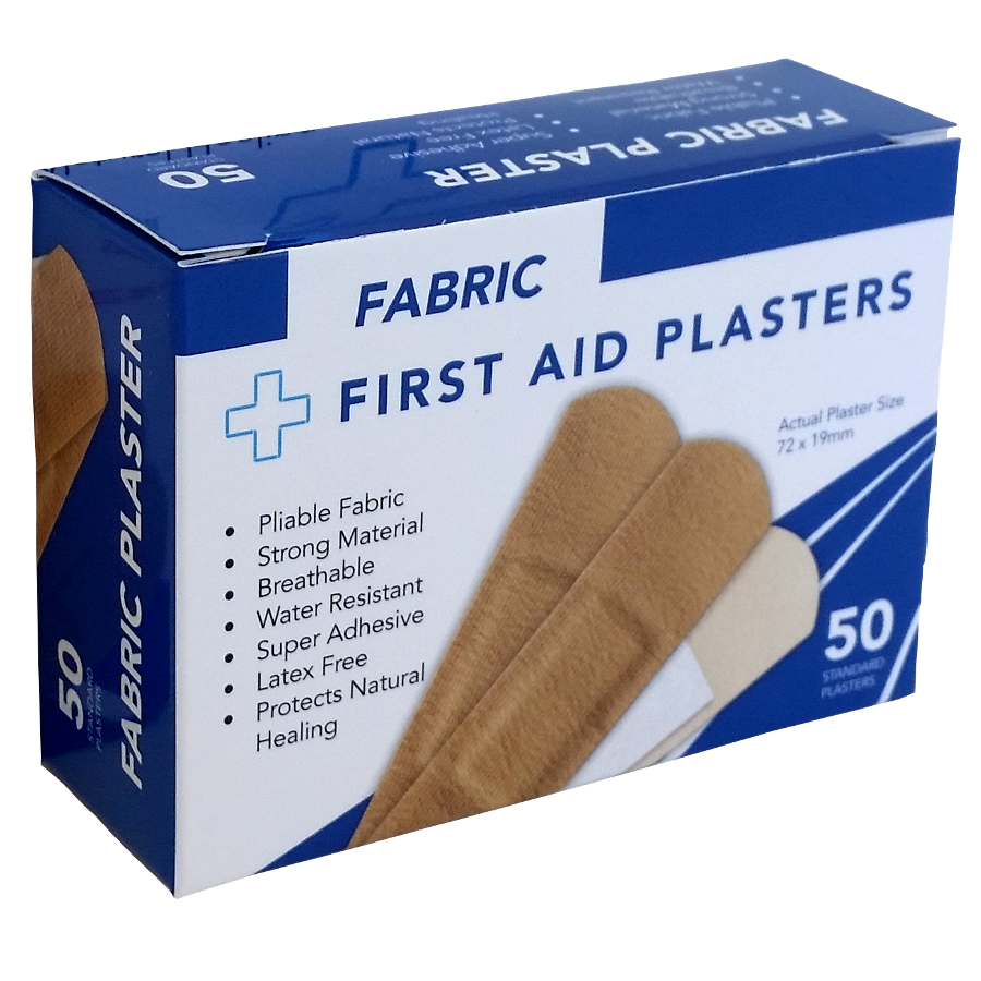 Fabric Plasters 50's Boxed
