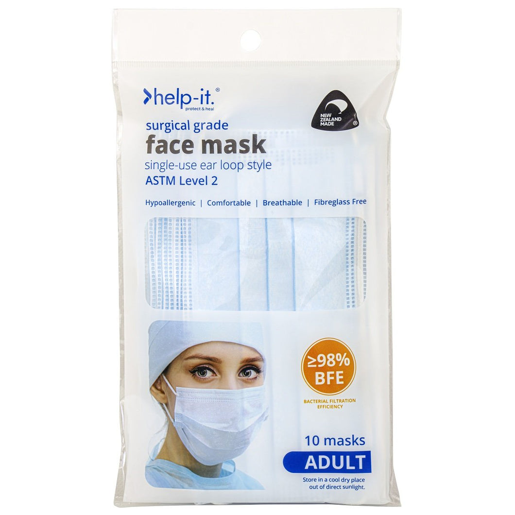 Help-It Surgical Face Mask (10pk)