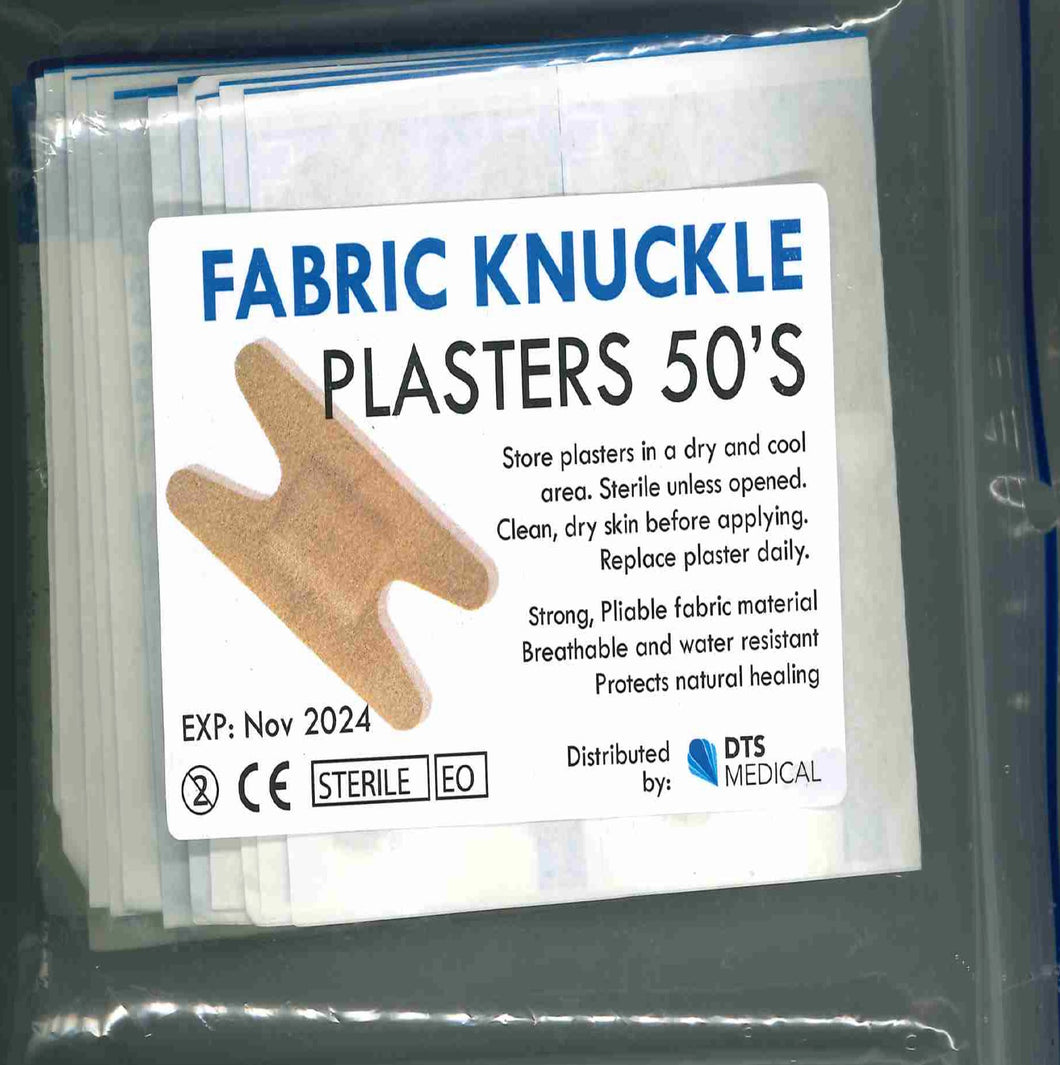 Fabric Knuckle Plasters x50pk